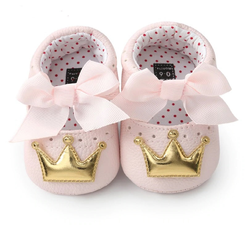 Chaussons Princesse Rose\Or (set de 3 paires)