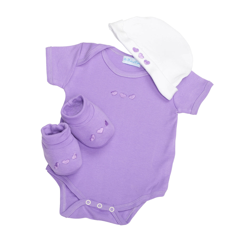 Ballotin 3 pieces violet