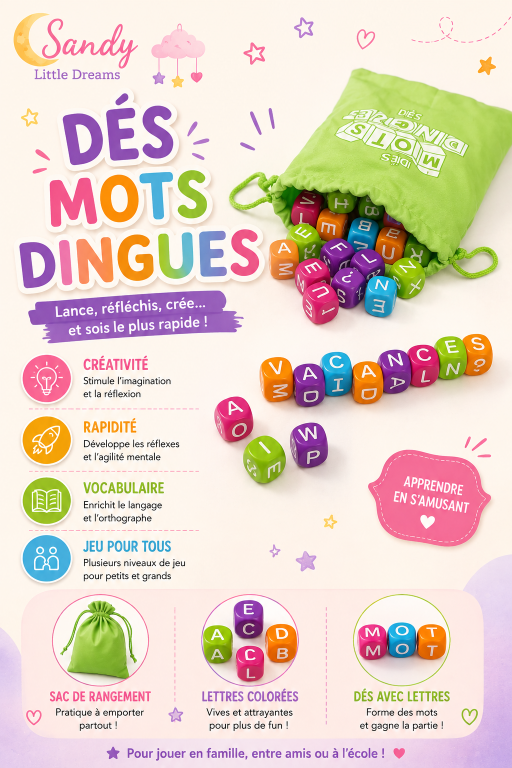 🎲 Dés Mots Dingues