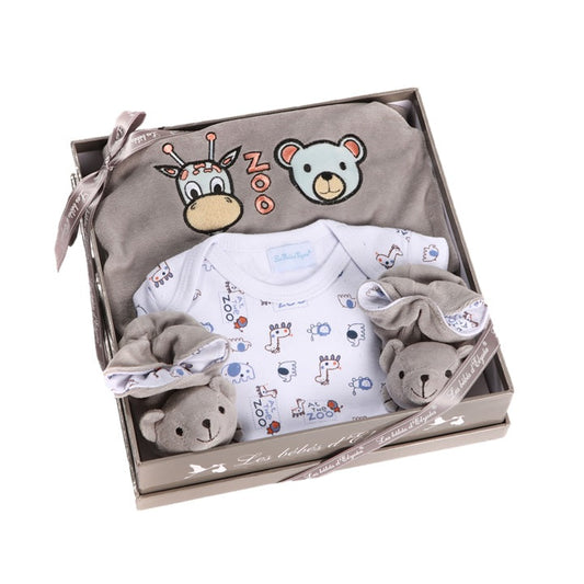 Coffret naissance Zoo gris