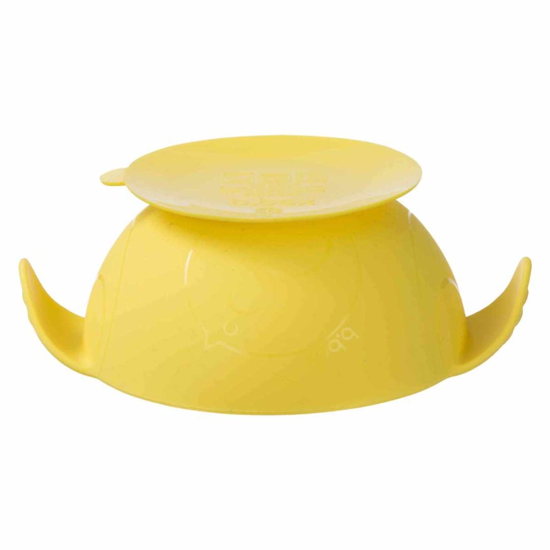 Bol enfant avec ventouse et cuillère en silicone – 3 coloris