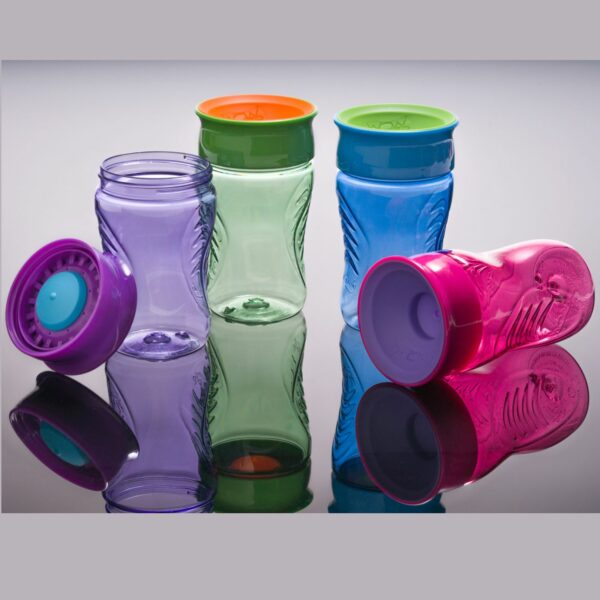Tasse enfant 360° anti renversement (296 ml) – 4 coloris