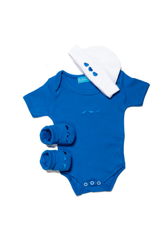 Ballotin 3 pieces bleu roi