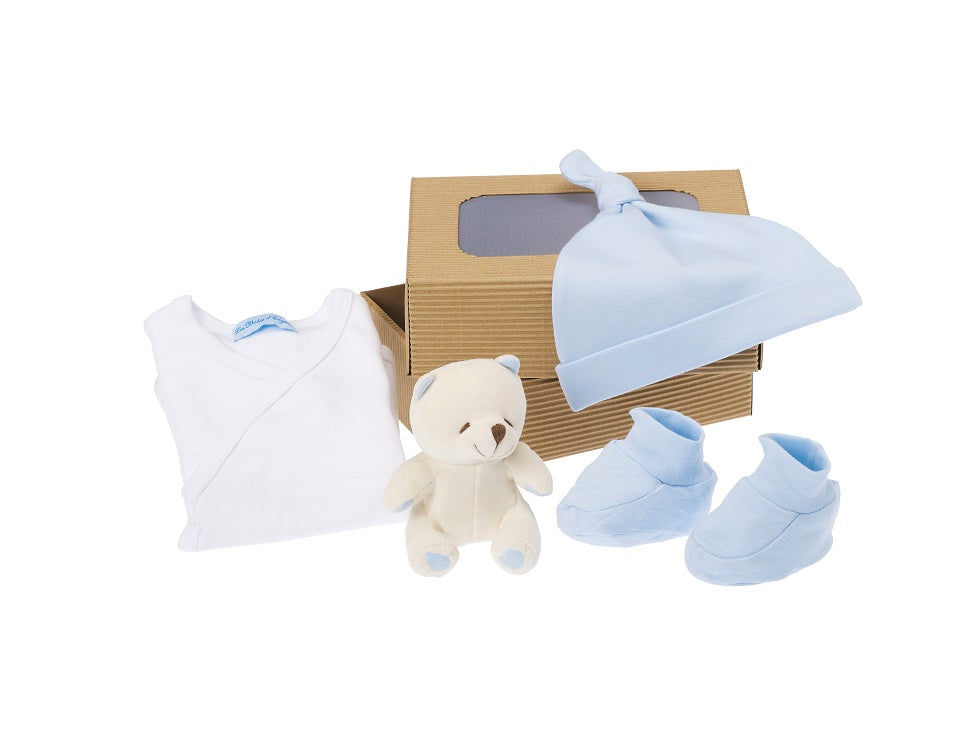 Coffret Doudou BIO bleu