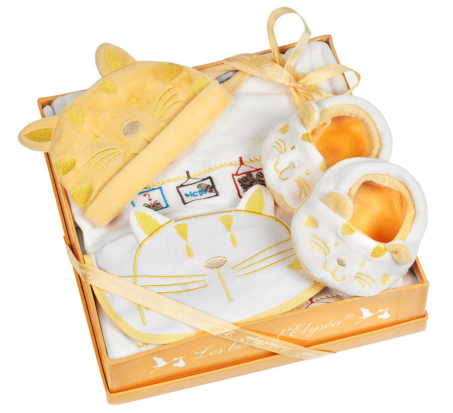Coffret naissance chat abricot