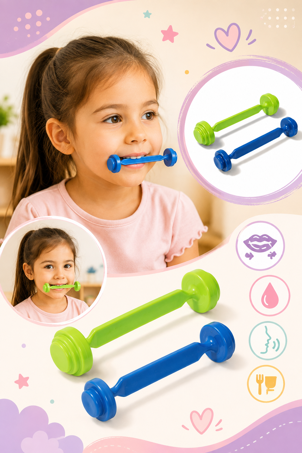 🧩 PACK DE 2 – ARK ProBarbell | Accessoires oro-moteurs