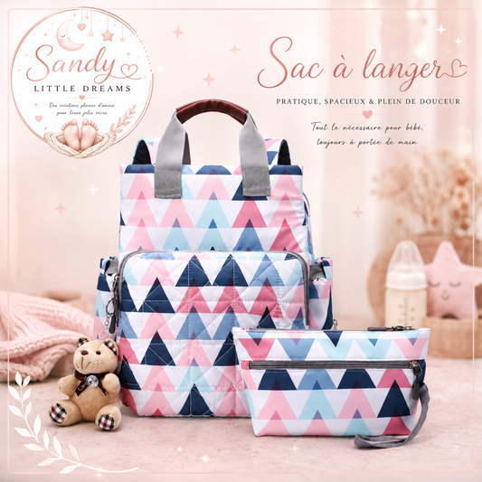 Sac à langer losange