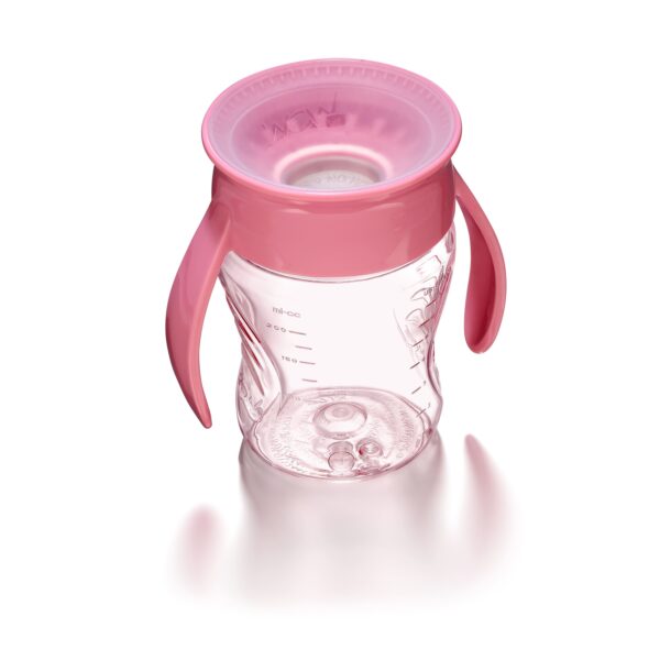 Tasse d’apprentissage bébé 360° (207 ml) anti-renversement – 3 coloris