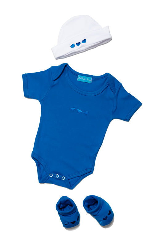 Ballotin 3 pieces bleu roi