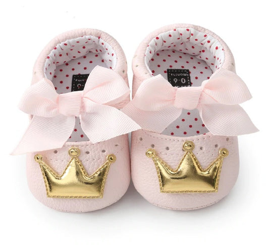 Chaussons Princesse Rose\Or (set de 3 paires)