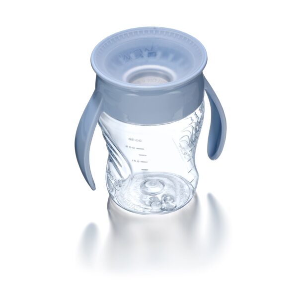 Tasse d’apprentissage bébé 360° (207 ml) anti-renversement – 3 coloris
